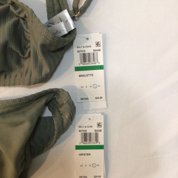 Salt + Cove Large Two Piece Bathing Suit New w/tags - Picture 6 of 7